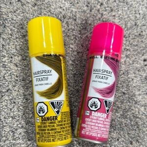 Hairspray Fixatif Set - Yellow and Pink